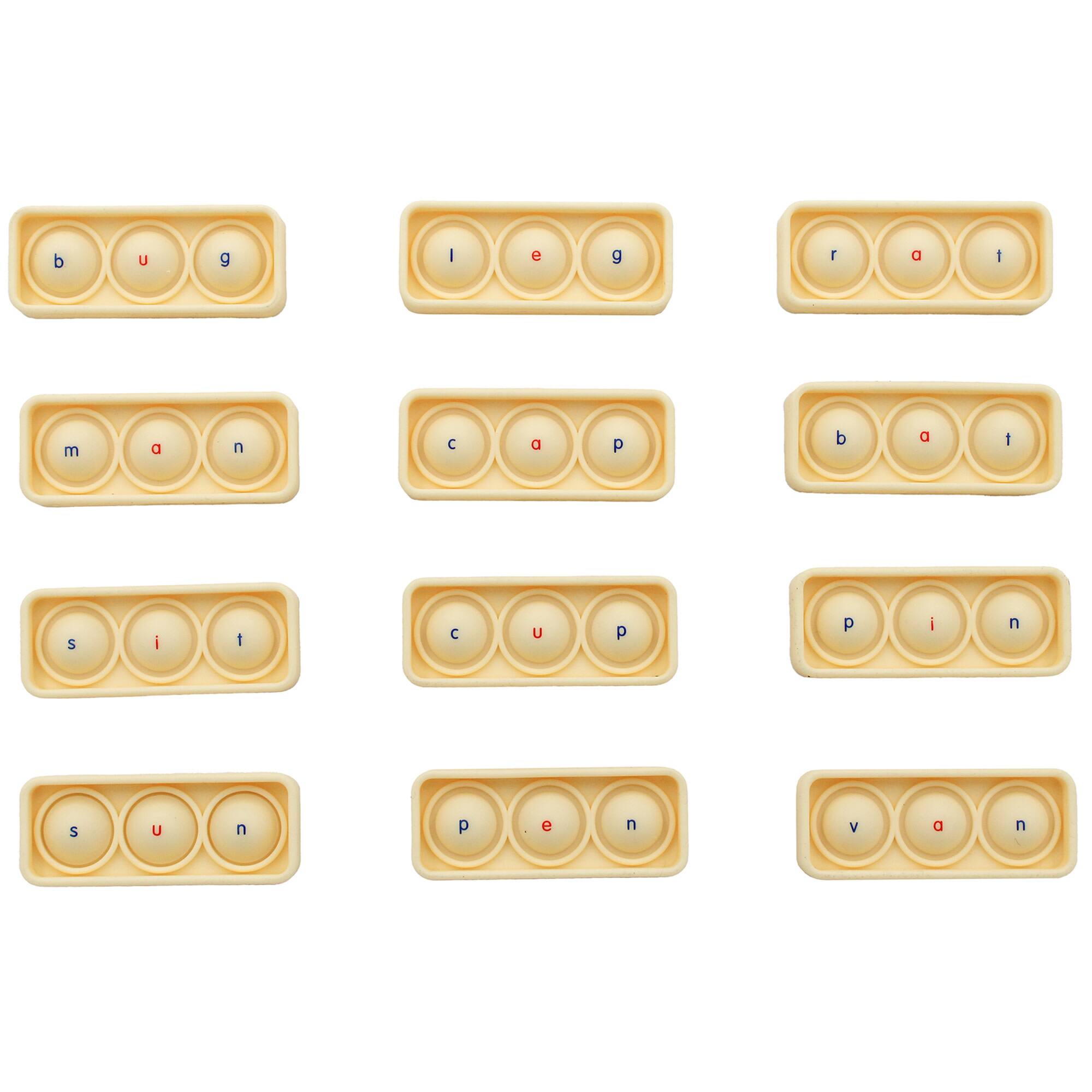 Junior Learning® Pop & Learn Bubble Boards CVC Interactive Phonics Pre-K to Grade 1 Game